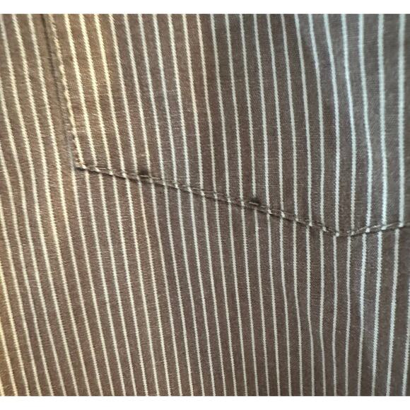 Wrangler Jeans Co Men's Striped Vintage Was Button Up Shirt Large - Picture 3 of 7